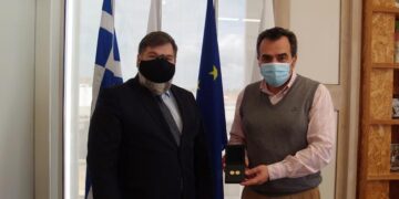 Θέματα τοπικής αυτοδιοίκησης και πανδημία συζήτησαν Δήμαρχος Λευκωσίας - Πρέσβης της Σερβίας