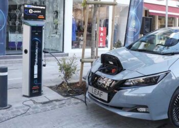 σημεία φόρτισης ηλεκτρικών οχημάτων e-Point στον Δήμο Λευκωσίας