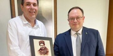 Συνάντηση Πρέσβη Ουκρανίας με τον Δήμαρχο Στροβόλου