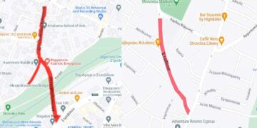 Κλειστοί δρόμοι στον Στρόβολο λόγω οδικών έργων