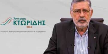 Υποψήφιος για Πρόεδρος Επαρχιακού Συμβουλίου Αμμοχώστου ο Άντρος Κτωρίδης
