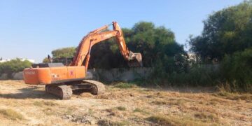 εργασίες αντιπλημμυρικού καναλιού
