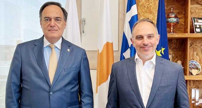 Συνάντηση Δημάρχου Λευκωσίας με τον Πρέσβη της Ελλάδας