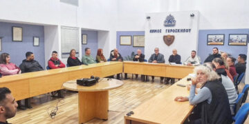 Συνάντηση Δημάρχου Ιεροκηπίας με καταστηματάρχες του ιστορικού κέντρου της Γεροσκήπου