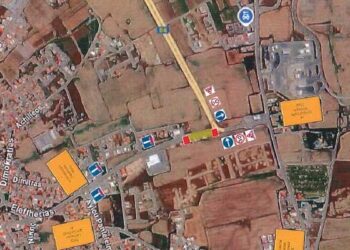 Κλειστό τμήμα της Λεωφόρου Ελευθερίας λόγω έργων