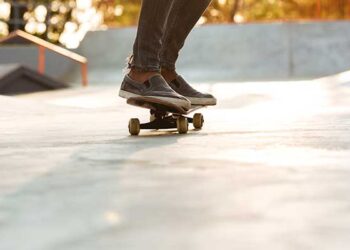 Skateboarding
